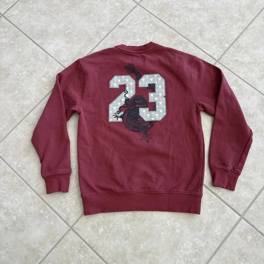 Jordan Chinese Lunar New Year Men's‎ Fleece Crew-Neck Sweatshirt S Streetwear